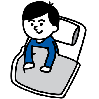 起きる 起きる,布団,男の子,幼児,保育,幼稚園,おはようのイラスト素材