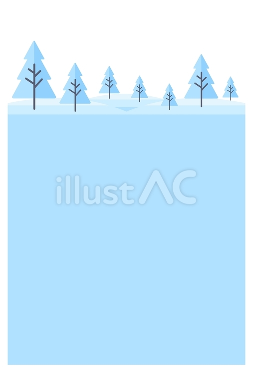 寒中見舞いのハガキ背景 冬,結晶,雪のイラスト素材