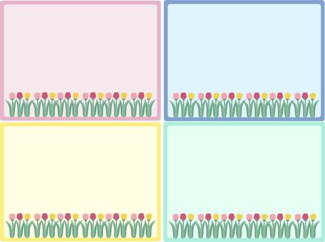 tulip frameset, tulip, frame, frame, JPG, PNG and AI