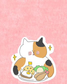 お子様ランチ♪ かわいい,お子様ランチ,ランチ,プレート,ごちそう,ハンバーグ,目玉焼き,たまご,食べ物,エビフライのイラスト素材