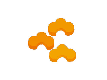 にんじんの飾り切り（松）ドット