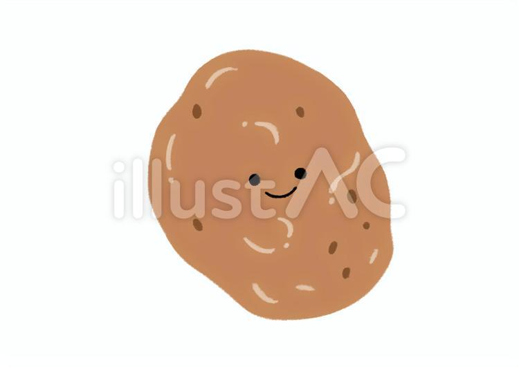 手描き ジャガイモのイラスト 顔つき イラスト No 無料イラストなら イラストac