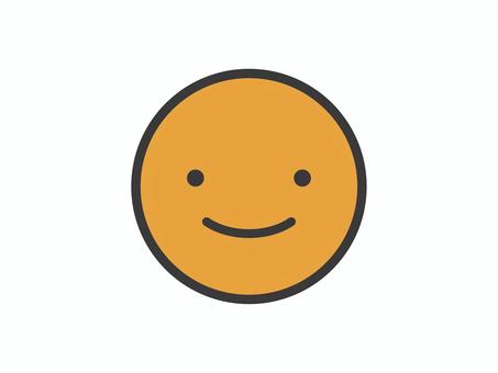 シンプルな顔（スマイル）02 顔,スマイル,笑顔,マーク,シンプル,アイコンのイラスト素材