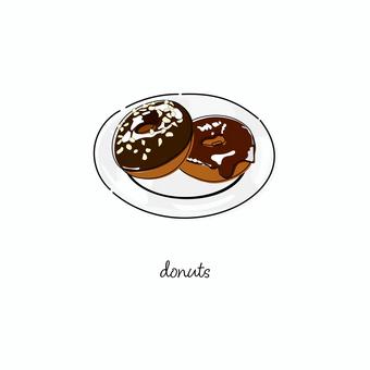 donut, donut, dessert, coating, JPG, PNG and AI