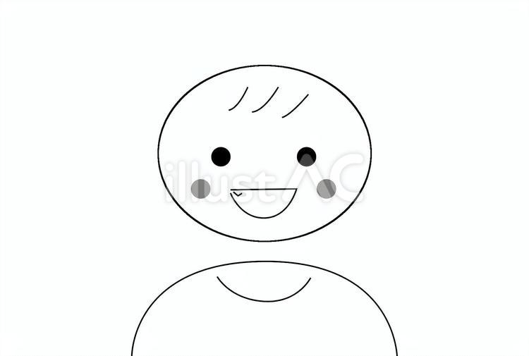 笑顔の子供 笑顔,子供,人間のイラスト素材