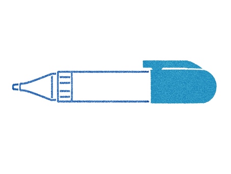Colored pencil style stationery, correction pen, light blue, JPG and PNG Colored pencil style stationery, correction pen, light blue, correction pen, stationery, writing utensils, JPG and PNG