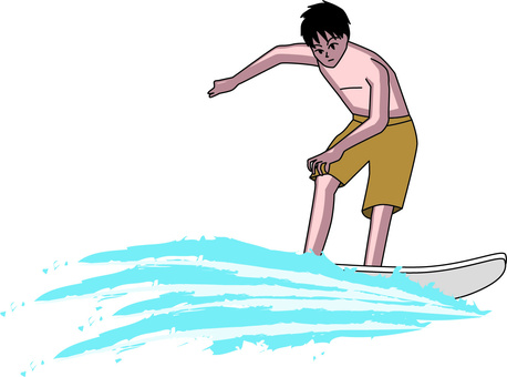 surfing, surfer, surfer, mer, JPG, PNG and AI