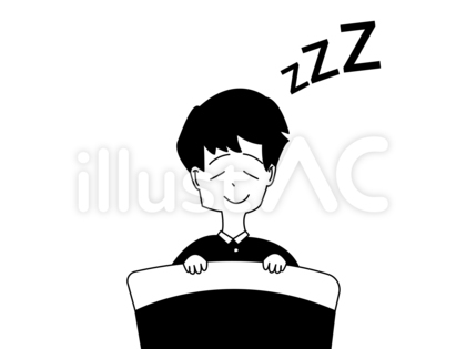寝ている人