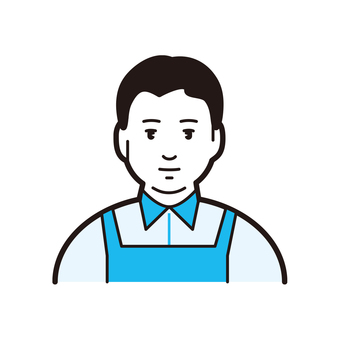 店員 店員,スーパー,スーパーマケット,ドラッグストア,男のイラスト素材