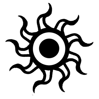 民族風　太陽モチーフデザイン　商業利用可