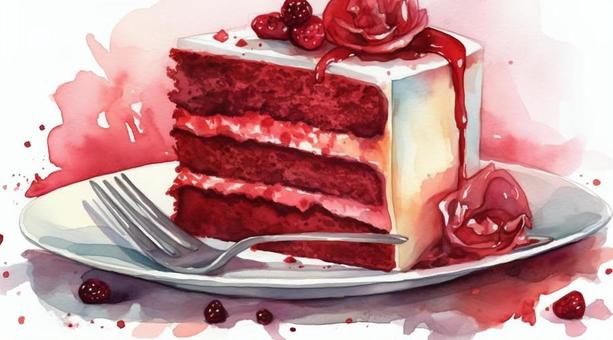 Illustration, watercolor, looks delicious, food, 