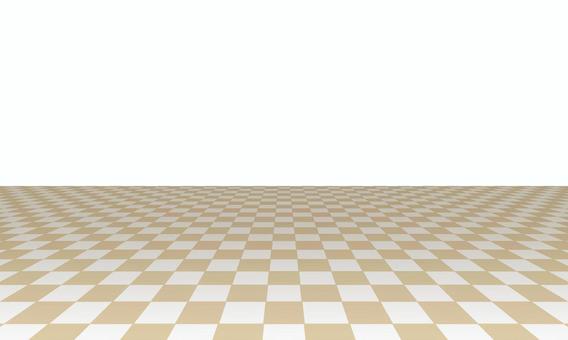 ベージュのシックな格子柄の床 床,格子柄,背景,パターン,タイル,ベージュ,シック,シンプル,透過,壁紙のイラスト素材