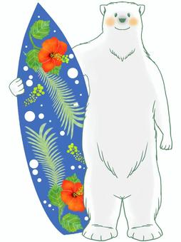 Polar bear with surfboard, JPG and PNG Polar bear with surfboard, polar bear, surfboard, bear, JPG and PNG