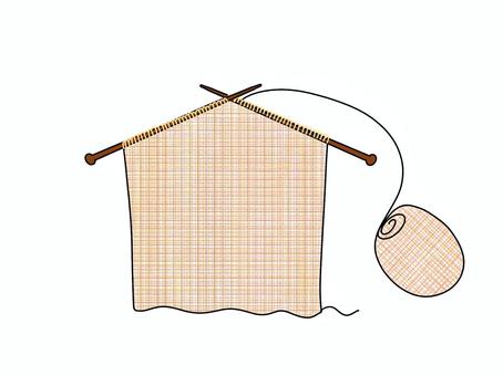 編み物 編み物 編み物,冬,セーター,マフラー,手袋,帽子,趣味,毛糸,イラスト,シンプルのイラスト素材