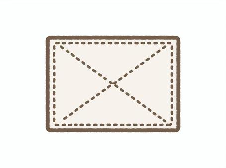 ぞうきんのイラスト｜学校の持ち物 ぞうきん,掃除,学校,授業,持ち物,道具,教育,子ども向け,新学期のイラスト素材