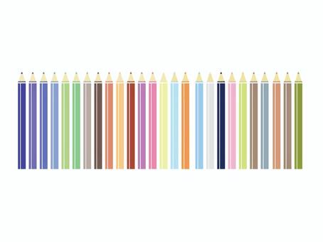 Colored pencil material simple, colored pencil, material, tiny, JPG, PNG and AI