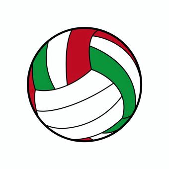 volleyball colorful, , JPG, PNG and AI