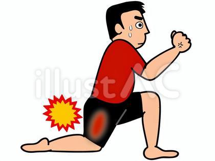 筋トレで太ももを鍛えている男