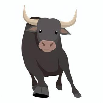 トロ 雄牛 スペイン,外国,社会,牛,トロ,雄牛,角,シンボル,家畜,強いのイラスト素材