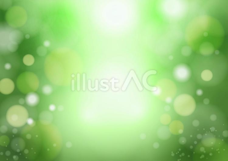 particle250825 丸,ほわほわ,緑のイラスト素材