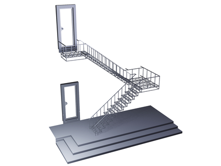 非常階段 階段,非常階段,避難階段,ステップ,段,段々,スチール階段,階梯,階,きざはしのイラスト素材