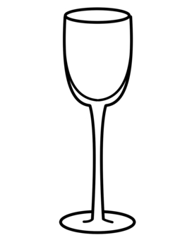 wine glass simple, , JPG and PNG