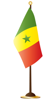 セネガルの卓上旗