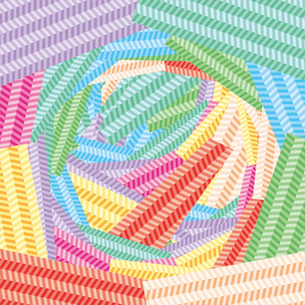 パッチワーク　　 パッチワーク,重なる,つぎはぎ,ギザギザ,折り目,陰影,カラフル,背景のイラスト素材