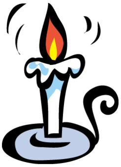 A candle, JPG and EPS A candle, , JPG and EPS