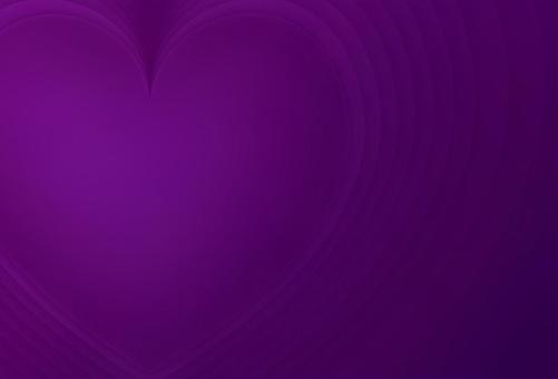 Illustration, heart, background, purple, 