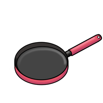 フライパン フライパン,調理器具,料理,シンプル,鉄,キッチン用品のイラスト素材