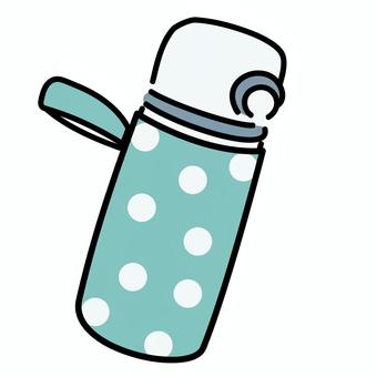 カバー付きの水筒 水筒,水分補給,熱中症予防,夏,脱水,予防,対策,マイボトル,節約,カバーのイラスト素材