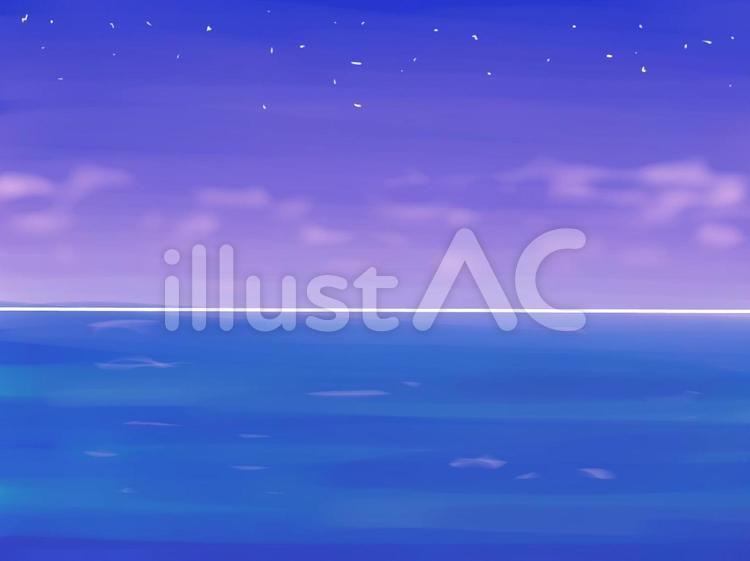 海と空 海,空,背景のイラスト素材