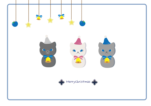 ねこちゃんのクリスマスコスチューム