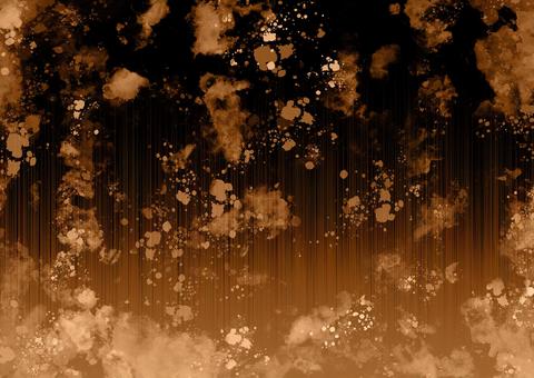 不安なイメージ（もやインク縦線オレンジ） 背景,不安,ネガティブ,マイナス,グラデーション,デメリット,グランジ,汚れ,線,直線のイラスト素材