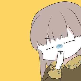 困っている女の子