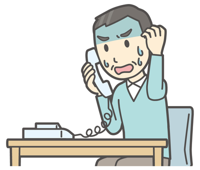 ニット中年男性-037-バスト  ニット中年男性-037-バスト 電話,びっくり,おじさん,男性,中年,お父さん,パパ,シニア,ミドルエイジ,人物のイラスト素材