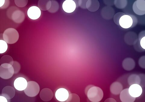 紫色の光の玉ボケのフレーム背景素材 光,玉ボケ,円,グラデーション,紫色,フレーム,背景のイラスト素材