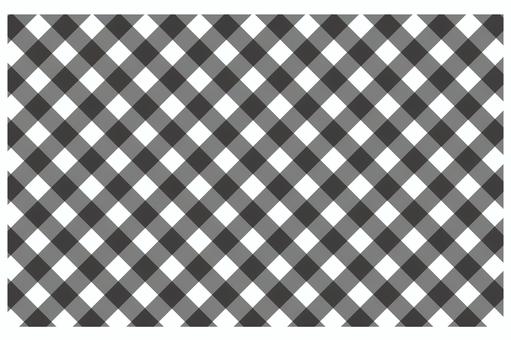 黒チェック柄背景1