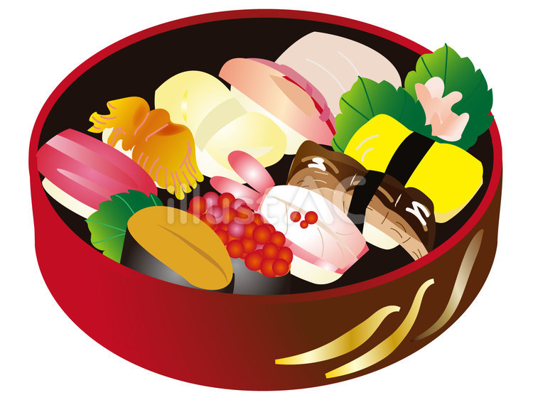 おいしそうな特上にぎり寿司 握り寿司,特上,お寿司のイラスト素材