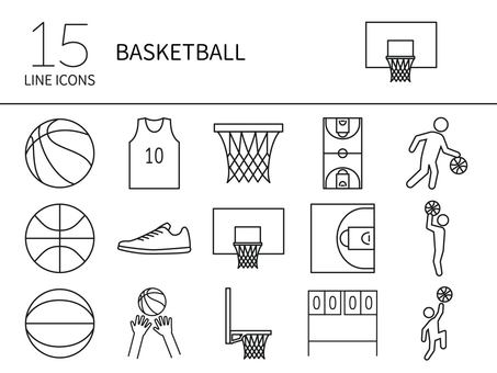 basketball icon, basket, basket, olahraga, JPG, PNG and EPS