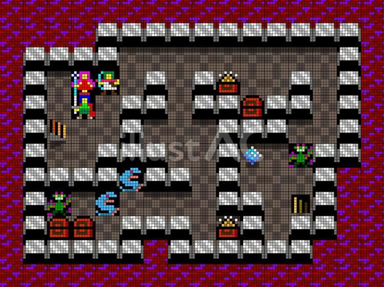 RPGの地下ダンジョン戦闘シーンA rpg,ロールプレイング,ゲームのイラスト素材