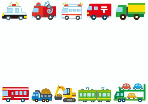 Illustration, vehicle, car, frame, 