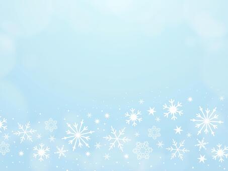 ふんわりした雪の冬の背景素材 冬,クリスマス,背景,雪の結晶,雪,おしゃれ,かわいい,高級感,ラグジュアリー,上品のイラスト素材