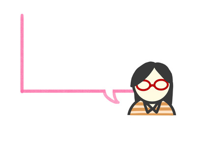 Person with speech bubble (female 1), JPG and PNG Person with speech bubble (female 1), people, face, simple, JPG and PNG