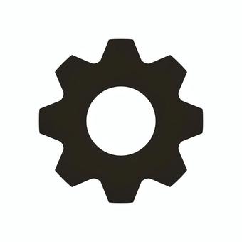 設定マーク（黒） 設定マーク,歯車,設定,アイコン,シンプル,設定画面,初期設定,pc設定,パソコン,スマホのイラスト素材