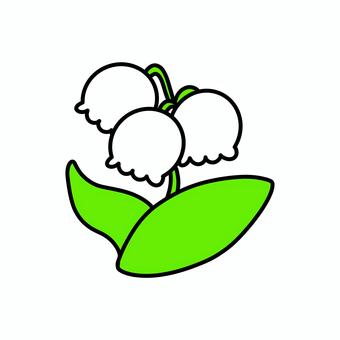 かわいいポップな花アイコン