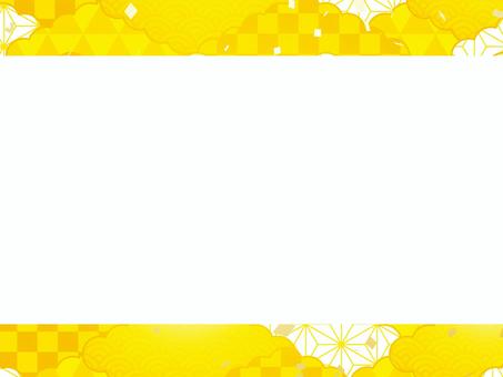 正月和風和柄年賀状 年賀状,和柄,和風,正月,可愛い,美しい,ベクター,紙吹雪,パーティー,お祝いのイラスト素材