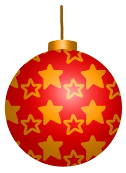 星柄のオーナメント オーナメント,星,柄,模様,クリスマス,飾り,イベント,行事,12月,冬のイラスト素材