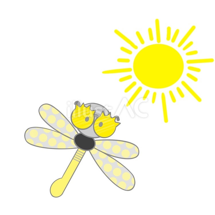 トンボのめがね　ぴかぴか　手描き トンボ,めがね,ぴかぴかのイラスト素材